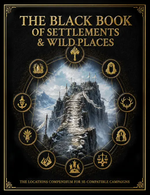 The Black Book of Settlements & Wild Places cover